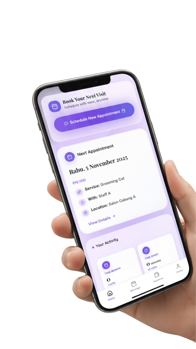 Beauty Booking Mobile App